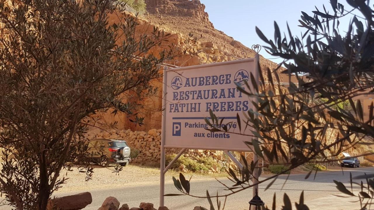 Auberge Restaurant Fatihi Freres Tinghir Exterior foto